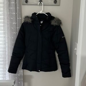 Columbia black warm winter jacket.  Like new condition, worn just a few times